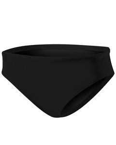 SOLID MIDRISE BOTTOM BLACK ביקיני חלק תחתון