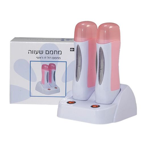 מחמם שעווה רולר כפול מהודר