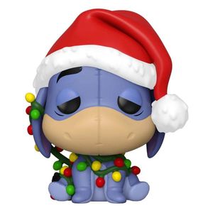 בובת פאנקו פופ דיסני: Eeyore with Christmas Lights Holiday - אייה (פו הדב) עם מנורות חג מולד