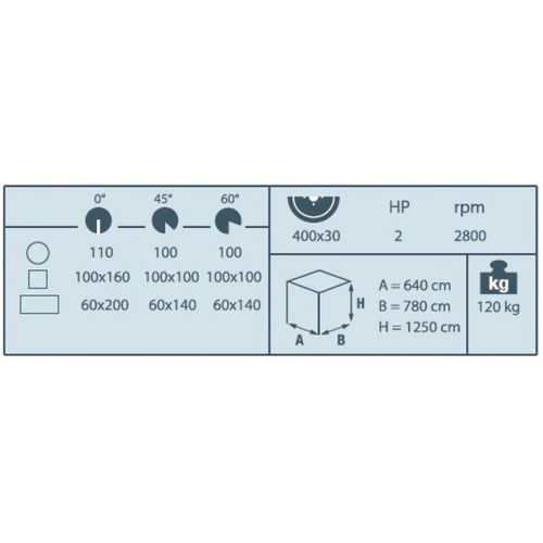 משור דיסק לחיתוך אלומיניום YCM400ALU