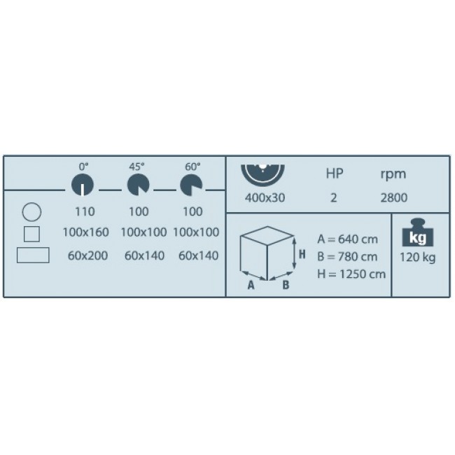משור דיסק לחיתוך אלומיניום YCM400ALU