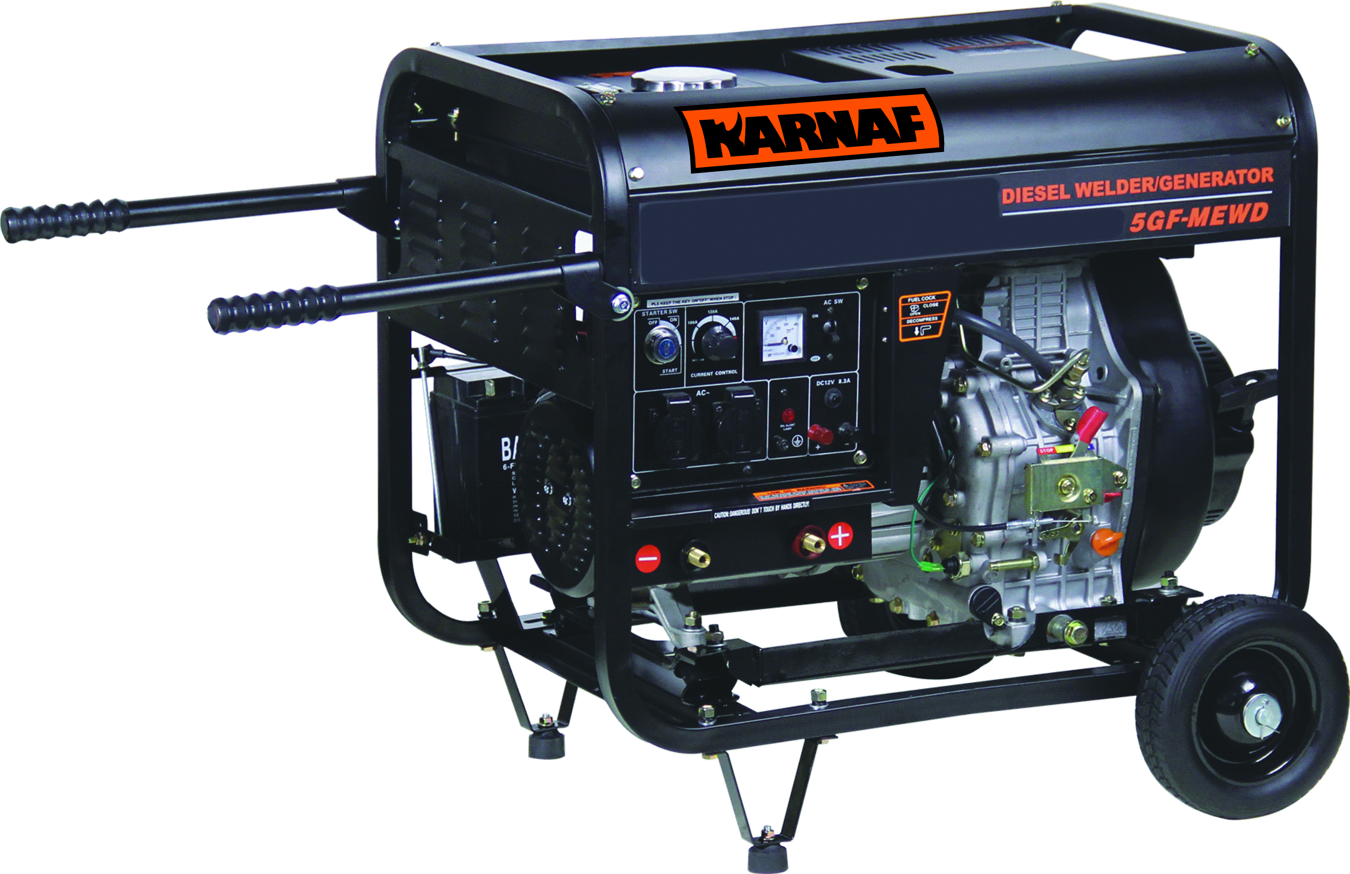 גנרטור דיזל לריתוך KARNAF 5GFMEWB 4800W