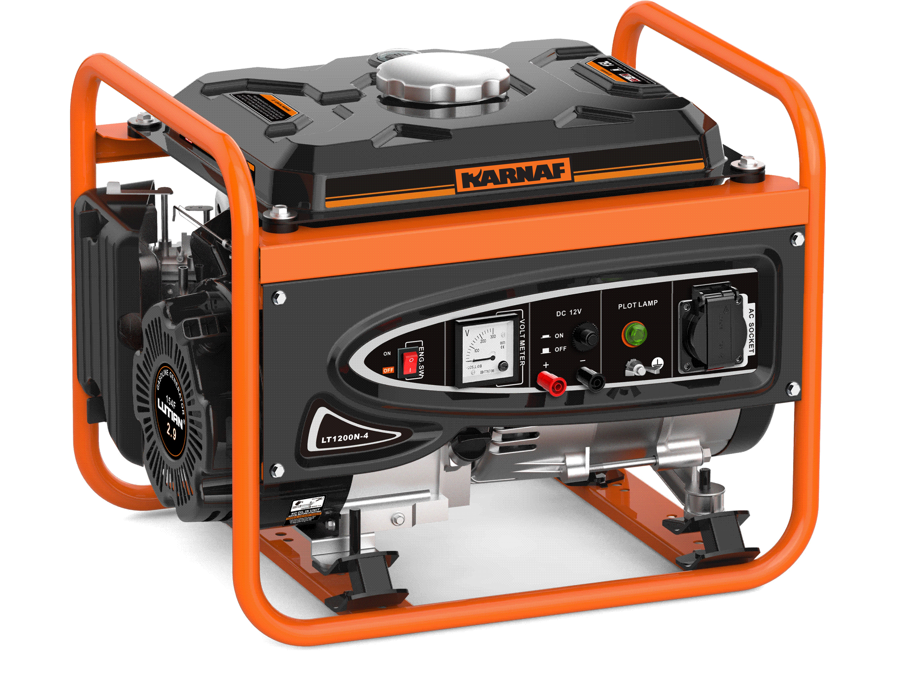 גנרטור מנוע בנזין KARNAF LT1200N-4 1000W
