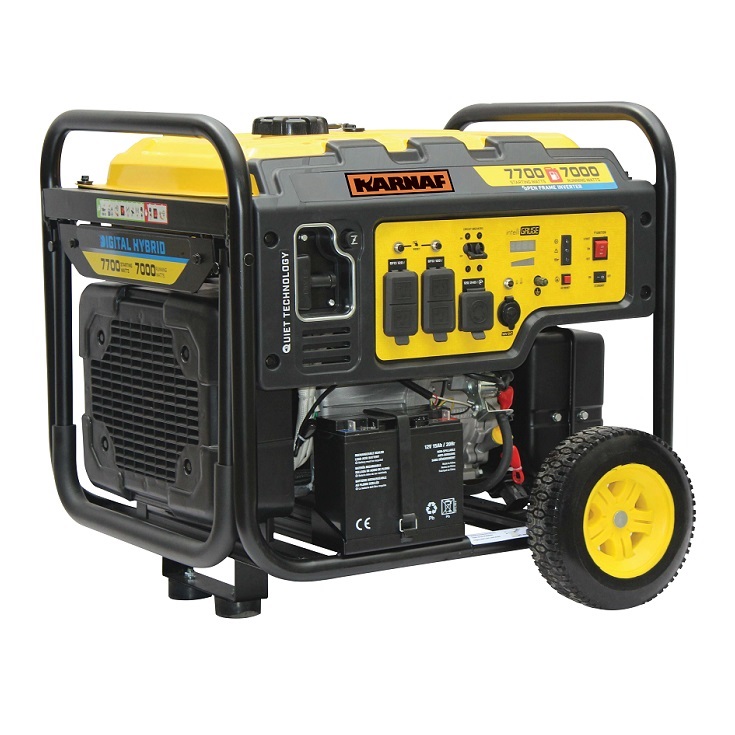גנרטור אינוורטר מנוע בנזין KARNAF CPI7000E 8000W