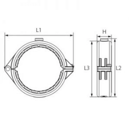 חבק לחץ Pressure Clamp™ Ø110