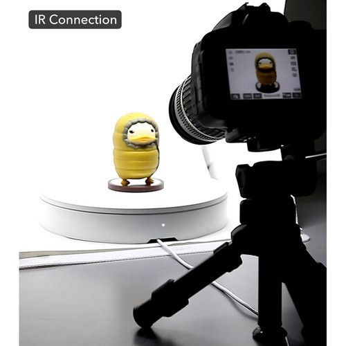 צלחת מסתובבת לצילום מוצרים OrangeMonkie Foldio360 Smart Turntable