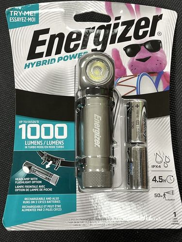 פנס יד וראש 1000 LUMENS ENERGIZER
