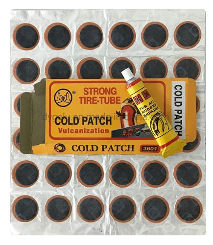 ערכה ביתית 36 מדבקות לתיקון פנצ'ר (תקר) עם דבק