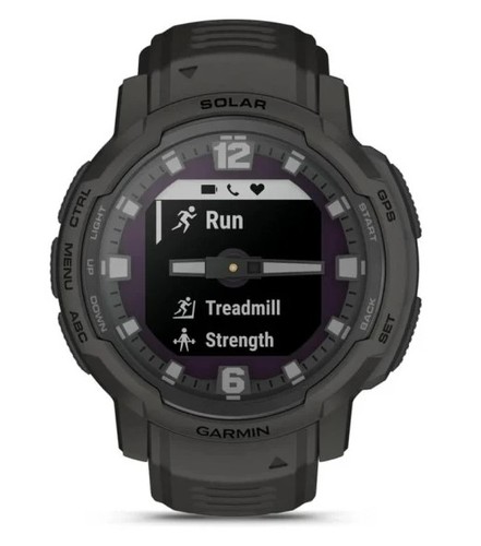 שעון ספורט חכם Garmin Instinct Crossover Solar Graphite