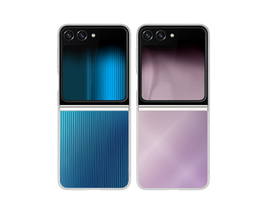 כיסוי אחורי Samsung Galaxy Z Flip 5 עם כרטיסים מתחלפים בצבעים