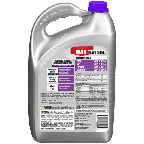 ‏נוזל קירור סגול Prestone Max European