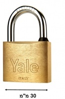 מנעול תליה30מ"מ- 90100008 Yale