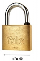 מנעול תליה40מ"מ- 90100013 Yale