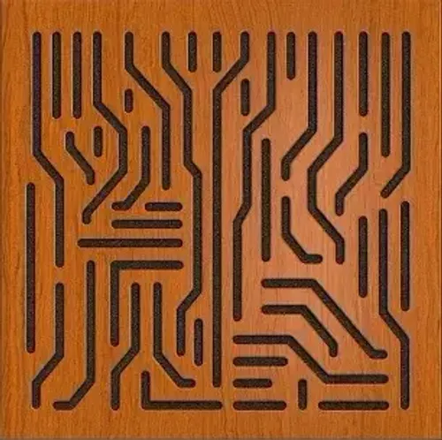 פנל ספיגה אקוסטי Artnovion Athos W Marron (ערכה של 8 יח') עץ( חום