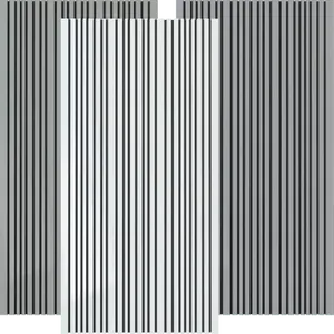 זוג לוכדי באס ממברנה לקיר Artnovion Siena W Blanc 1.2*60
