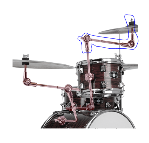 זרוע מצילה? + מחבר לתופים מסדרת CAFEJAZZ מבית Odery-(Brazil)