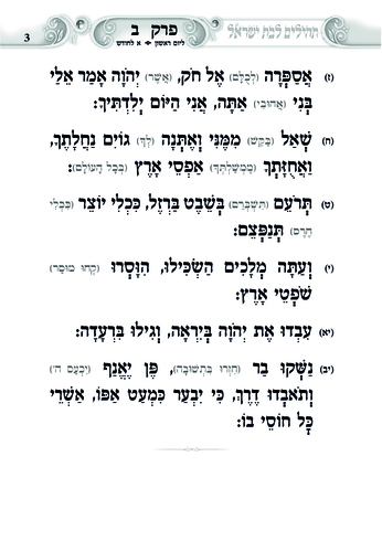 דוגמה מתוך געגועים להשם לבת ישראל