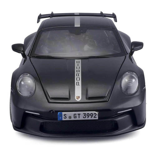 דגם מכונית פורשה שחור 1:18- Maisto  Porsche 911  GT3 Coupe 2022