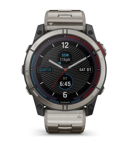 שעון ספורט חכם Garmin Quatix 7X Sapphire Solar