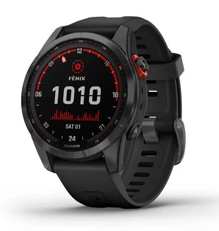 שעון ספורט חכם Garmin Fenix 7s Solar Slate Gray 