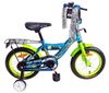 אופניים לילדים ביג בייק 14 אינץ' עם גלגלי עזר לגילאי 3-4 - טורקיז