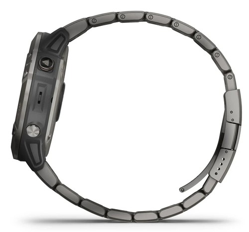 שעון ספורט חכם Garmin Fenix 6X Pro Solar Titanium