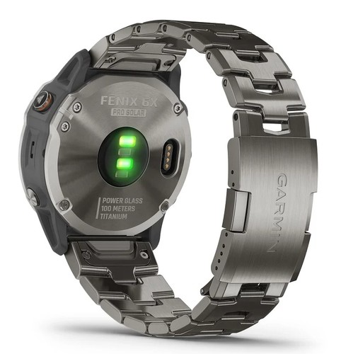 שעון ספורט חכם Garmin Fenix 6X Pro Solar Titanium