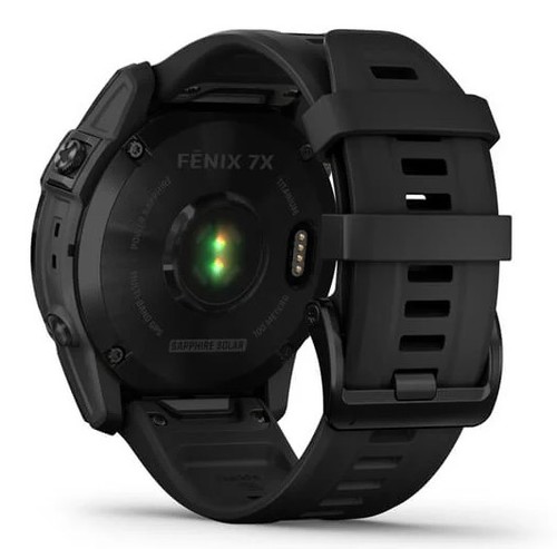 שעון ספורט חכם Garmin Fenix 7X Sapphire Solar Titanium Black