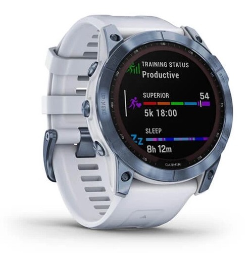 שעון ספורט חכם Garmin Fenix 7X Sapphire Solar Titanium Black