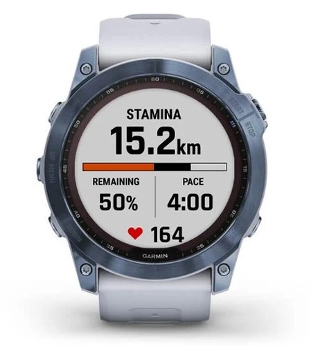 שעון ספורט חכם Garmin Fenix 7X Sapphire Solar Titanium Black