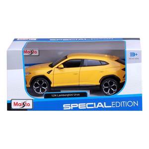 מכונית למבורגיני אורוס צהוב - MAISTO Lamborghini Urus Yellow 1:25