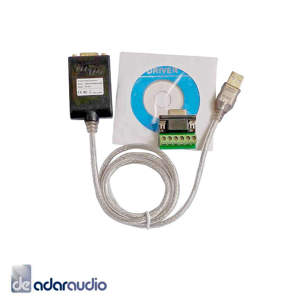 מתאם ממיר USB ל- RS422 / RS485 באורך 1.5 מטר, תואם WIN 10