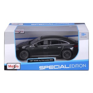דגם מכונית מרצידס בנץ EQS אפור מטאלי 1:27 - MAISTO MERCEDES BENZ EQS 2022