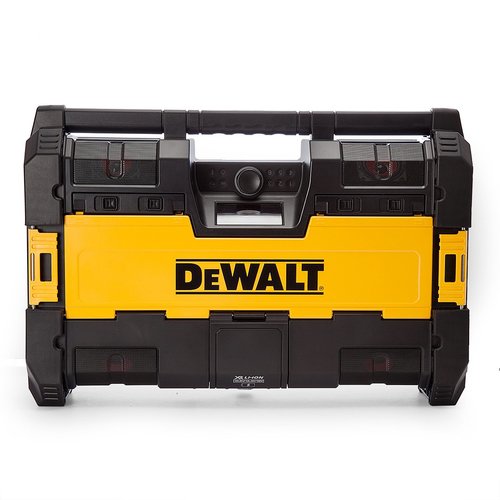 מערכת שמע ורדיו אתר DEWALT DWST1-75633 מסדרת ToughSystem - רדיו בלוטות' 40W עם תצוגה רחבה ומטען סוללות מובנה