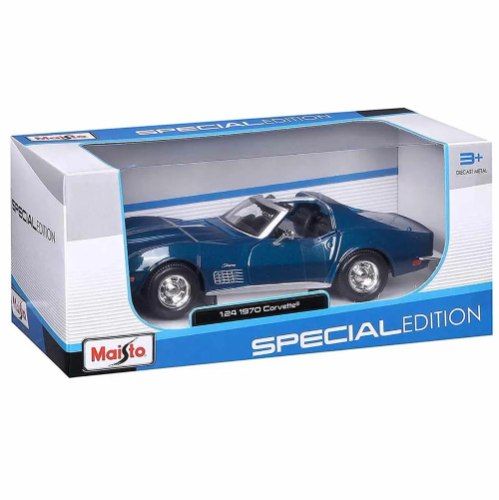 דגם מכונית שברולט קורבט 1970 - MAISTO Chevrolet Corvette 1:24