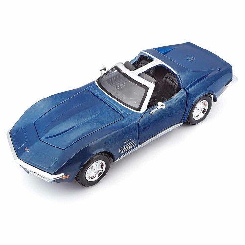 דגם מכונית שברולט קורבט 1970 - MAISTO Chevrolet Corvette 1:24
