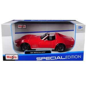 דגם מכונית שברולט קורבט 1970 - MAISTO Chevrolet Corvette 1:24