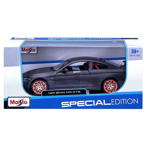דגם מכונית במוו אפור מטאלי - MAISTO M4 GTS 1:24