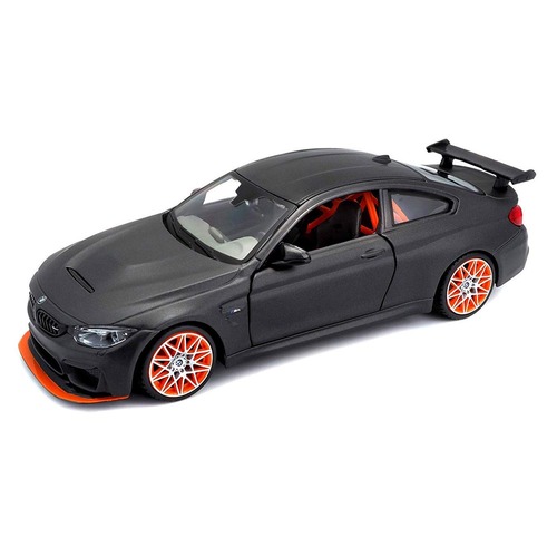 דגם מכונית במוו אפור מטאלי - MAISTO M4 GTS 1:24