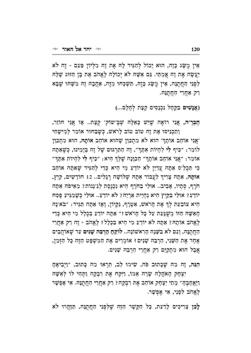 דוגמה מתוך יחד אל האור א'