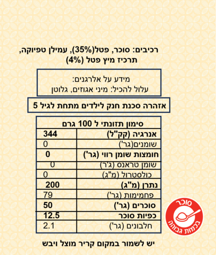 שברי פטל קריספי מיובשים בהקפאה SOSA - (50 גרם)