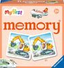 משחק זכרון קלאסי מסדרת MY FIRST לפעוטות 12 זוגות - כלי תחבורה ומכונות עבודה