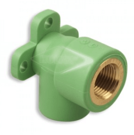ברך לריתוך הברגה לנקודת מים עם משטח ריסון – תבריג פנימי 