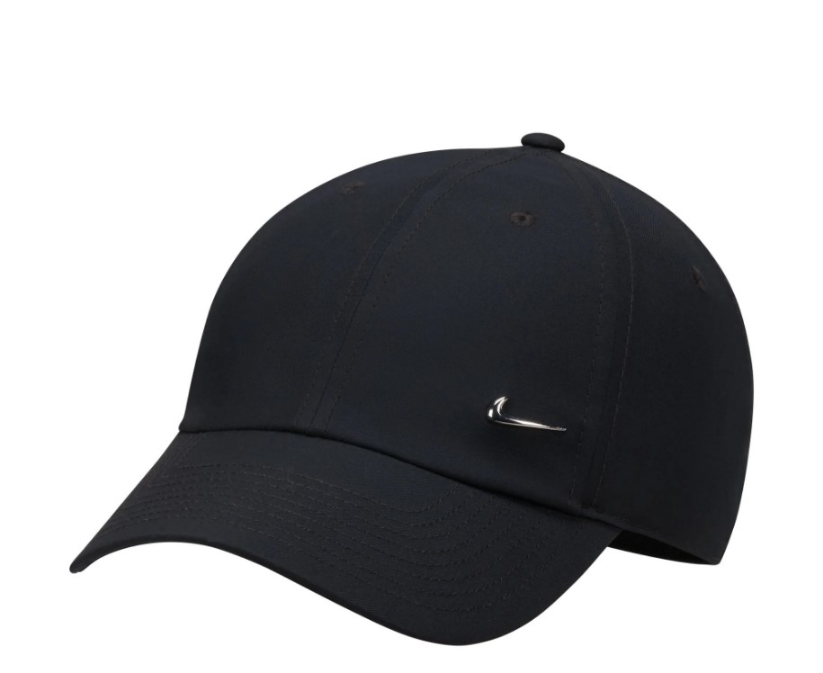כובע מצחייה נייק Nike Dri-FIT Club Unstructured Metal Swoosh Cap | שחור