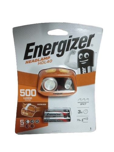 פנס ראש מקצועי כולל סוללות 500 LUMEN