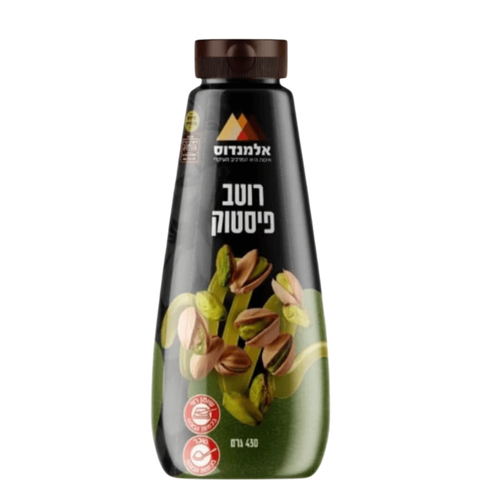 רוטב פיסטוק בקבוק לחיץ 430 גרם - שקד תבור