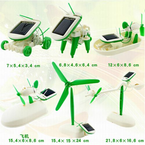 ערכה לבניה עצמית - רובוט סולארי 6 ב 1