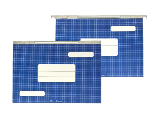 תיק תלייה מקרטון צבעוני עם אוזני מתכת Flexi File