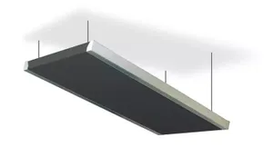 פאנל אקוסטי בודד לתקרה שחור כולל מסגרת Primacoustic Stratus