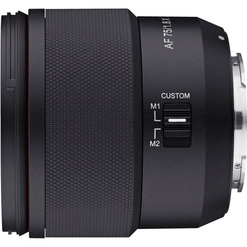 עדשה Samyang AF 75mm f/1.8 FE for FUJIFILM X רשמי